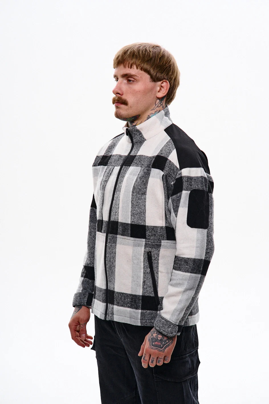 Flannel checkered shirt "Warrior"