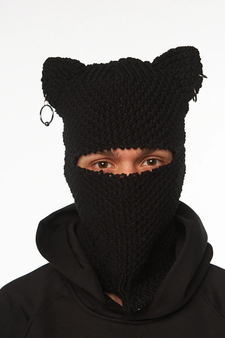 Knitted Balaclava “Steelcat”