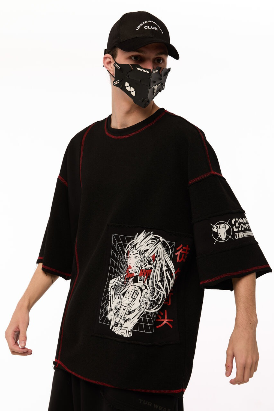 Oversized T-shirt "SM-2419"