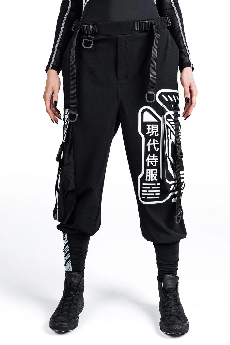 Women’s cargo pants with prints “Yoshida”