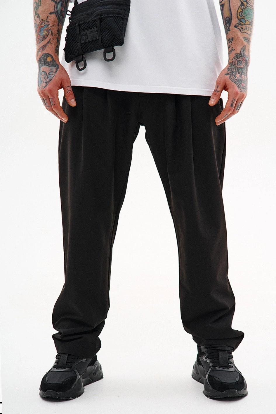 Lightweight loose-fit trousers “Kaminari”