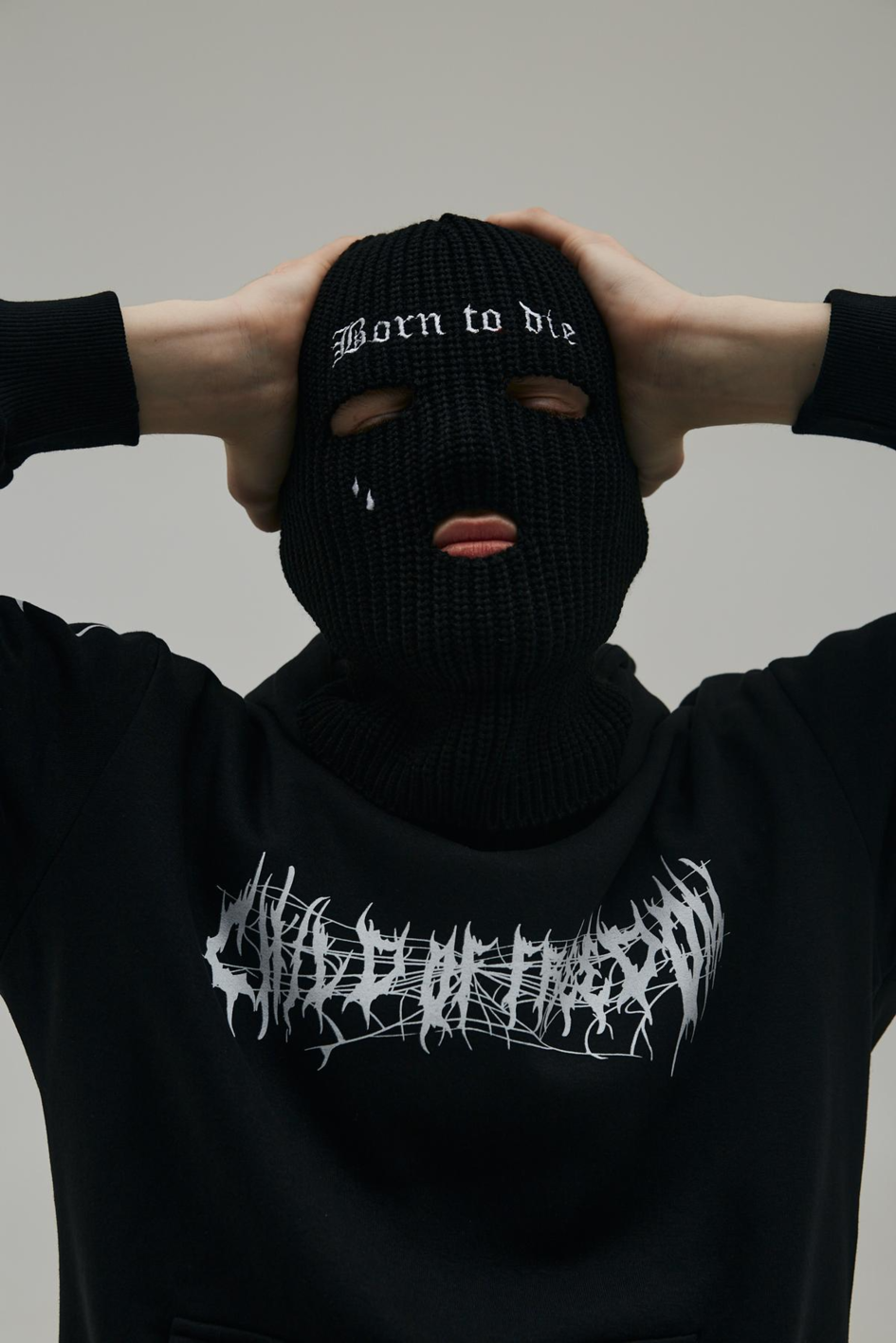 Knitted Balaclava "Tears"