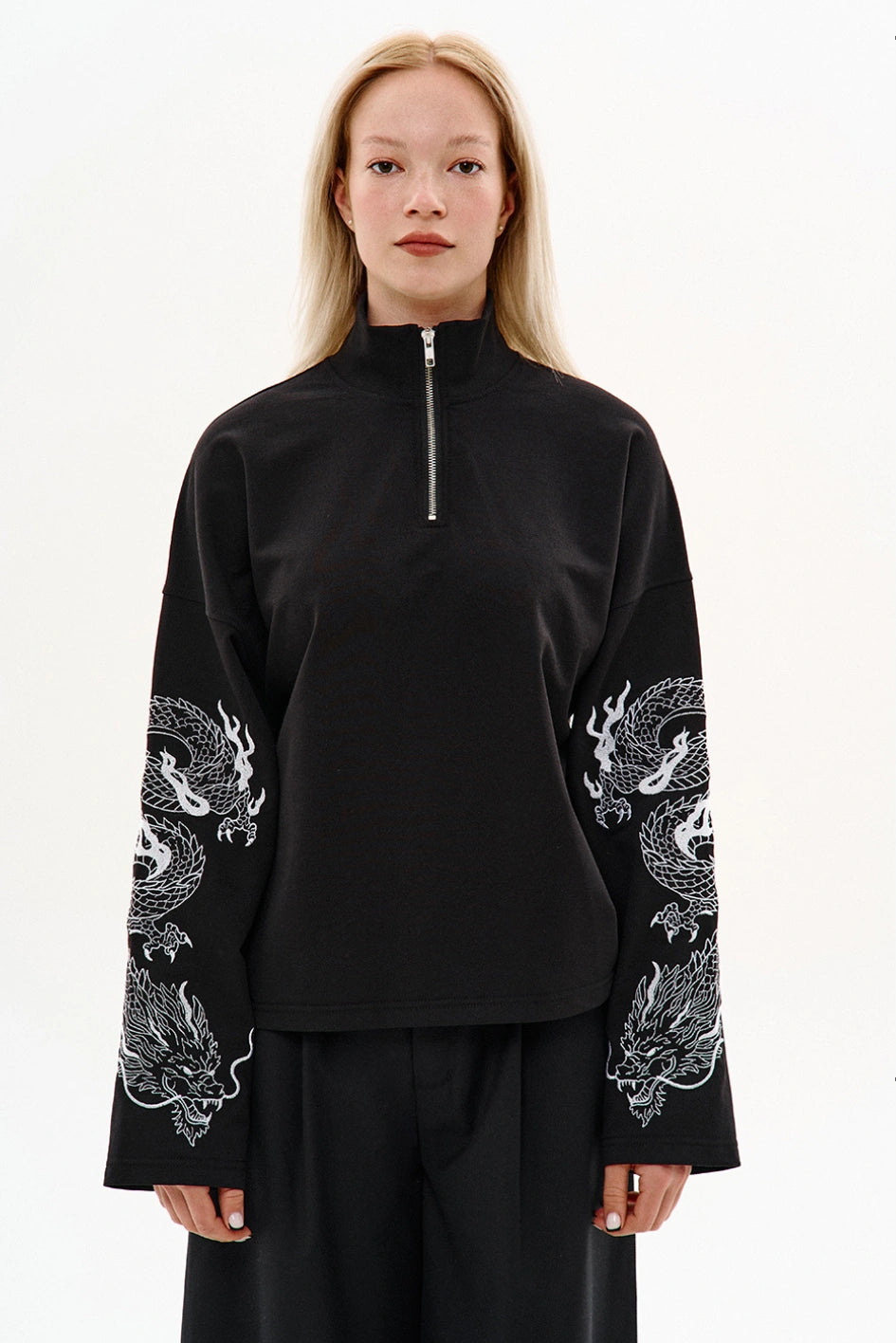 Oversized longsleeve with embroidery “Dobucu”