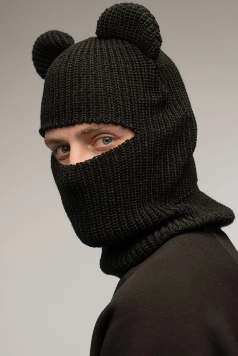 Knitted Balaclava "Bear"