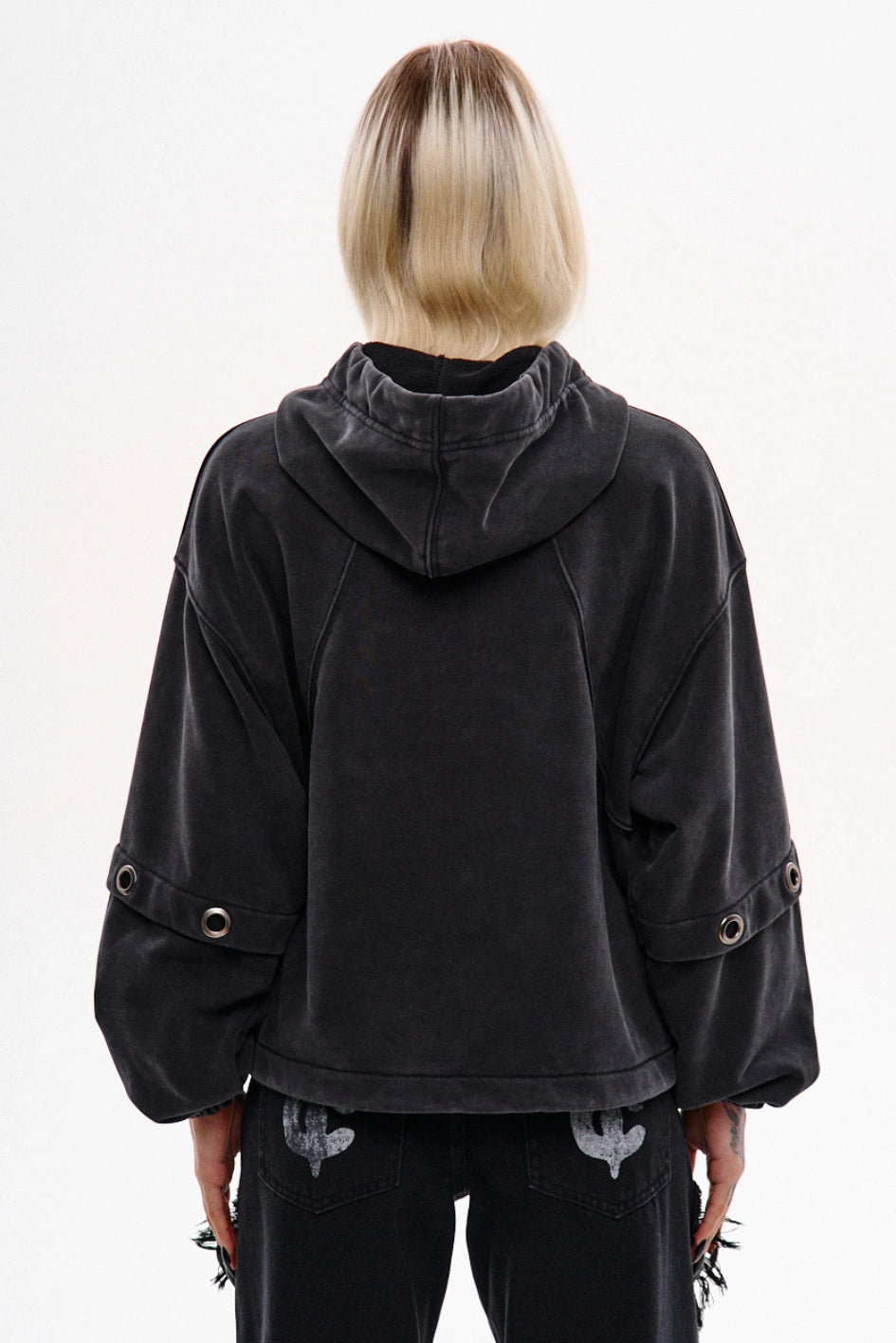 Oversized hoodie with eyelets NCTRNL  “Angel”