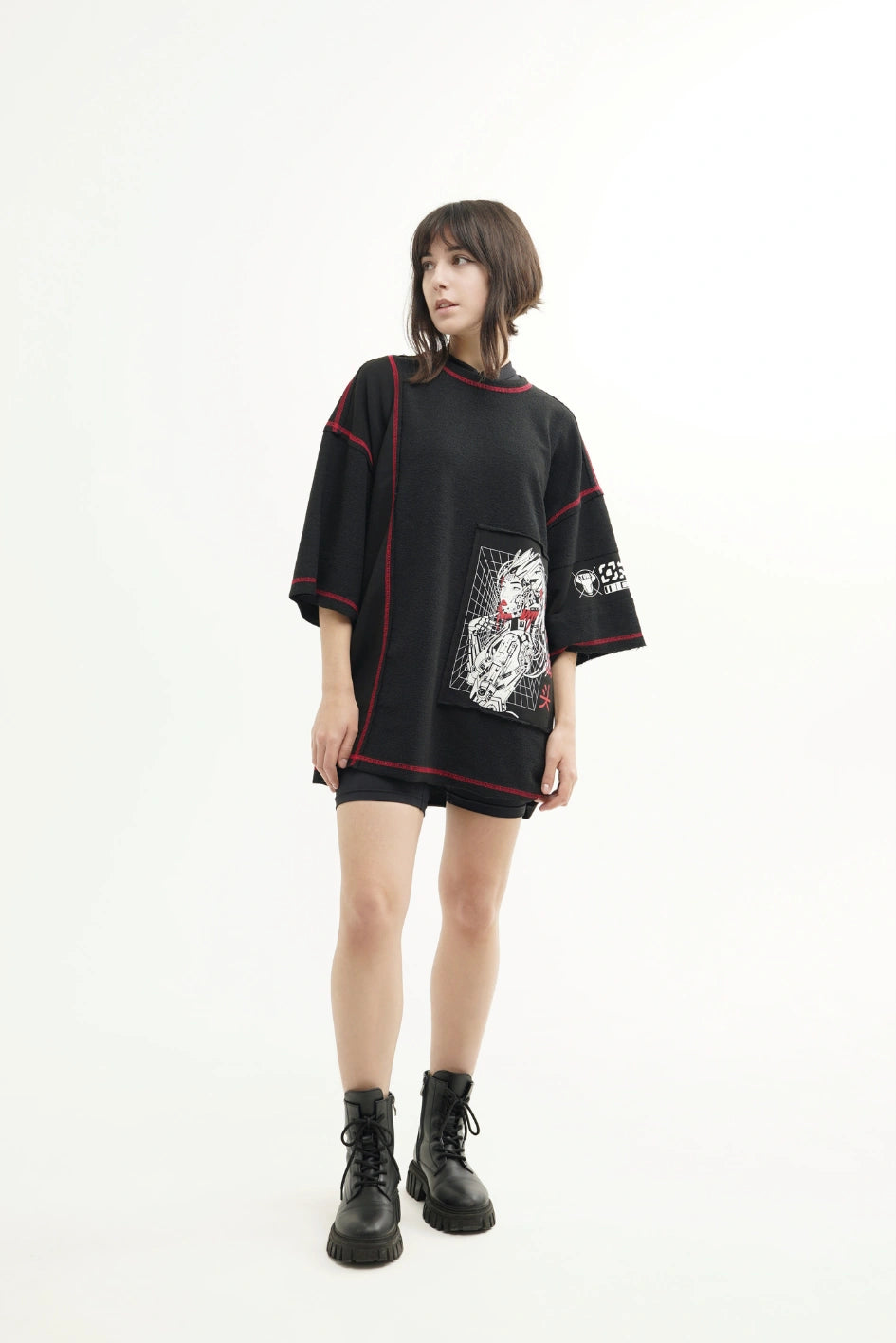 Oversized T-shirt "SM-2419"