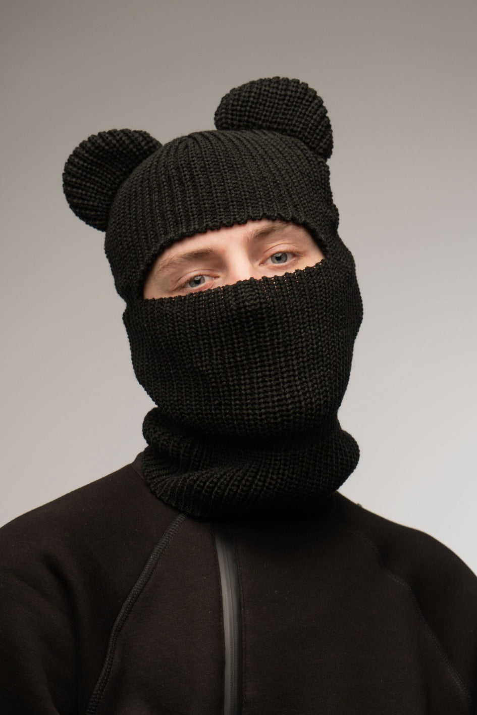 Knitted Balaclava "Bear"
