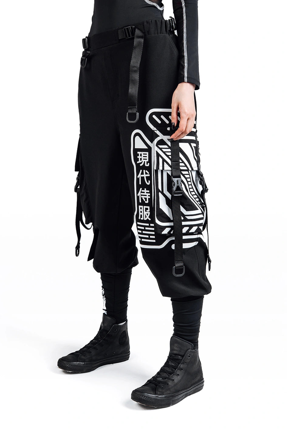 Women’s cargo pants with prints “Yoshida”