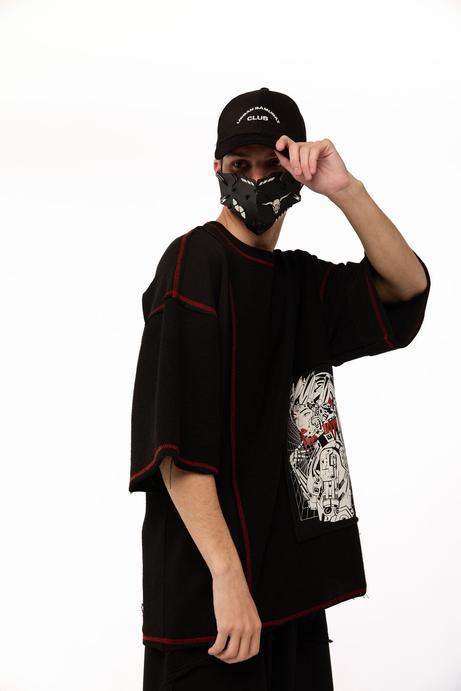 Oversized T-shirt "SM-2419"