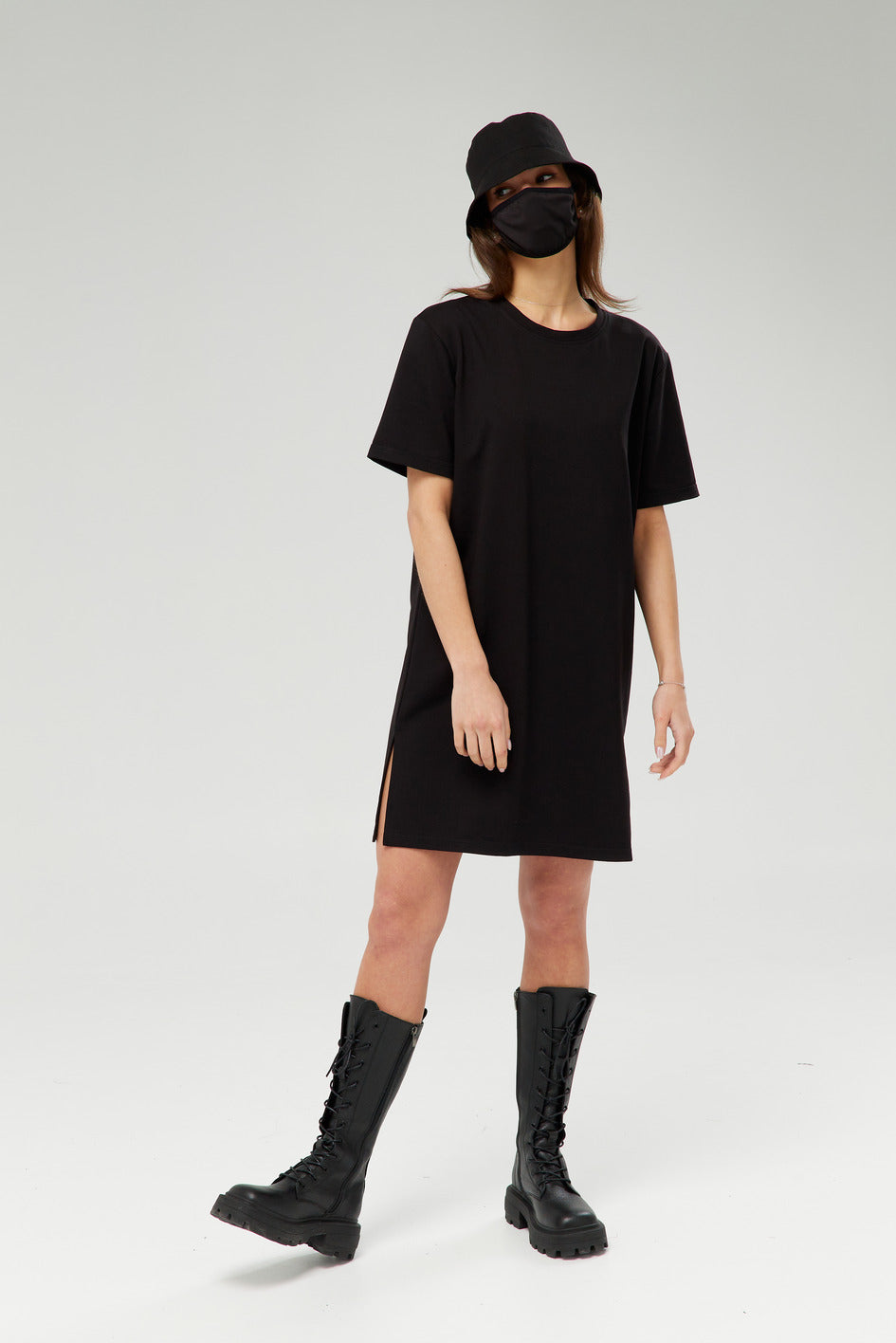 Longline T-shirt-dress "Ronin"